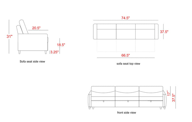 ARIA Sectional w/Pull out