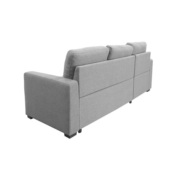 ALLISON Sectional Sofa Reversible Chaise with Pull-Out bed