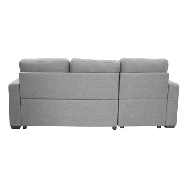ALLISON Sectional Sofa Reversible Chaise with Pull-Out bed